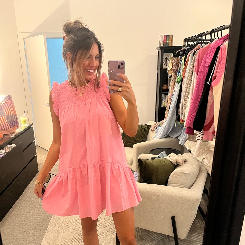 Pink ruffle